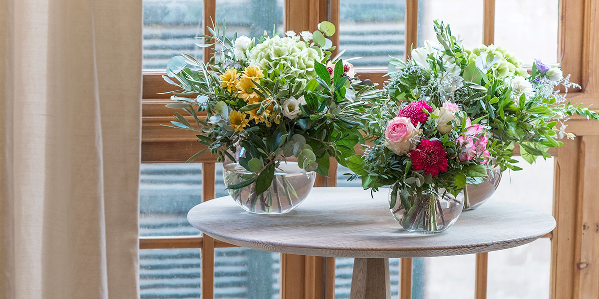 Ramos de flores frescas en Rialto Living en Palma