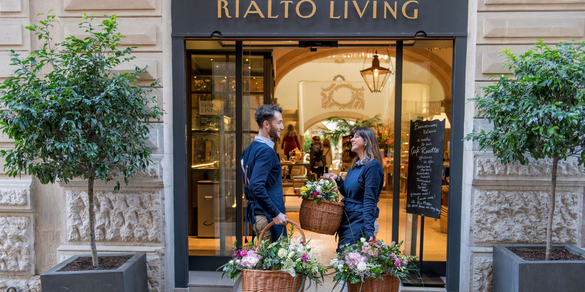 Interior view of Rialto Living - A lifestyle store in Palma de Mallorca