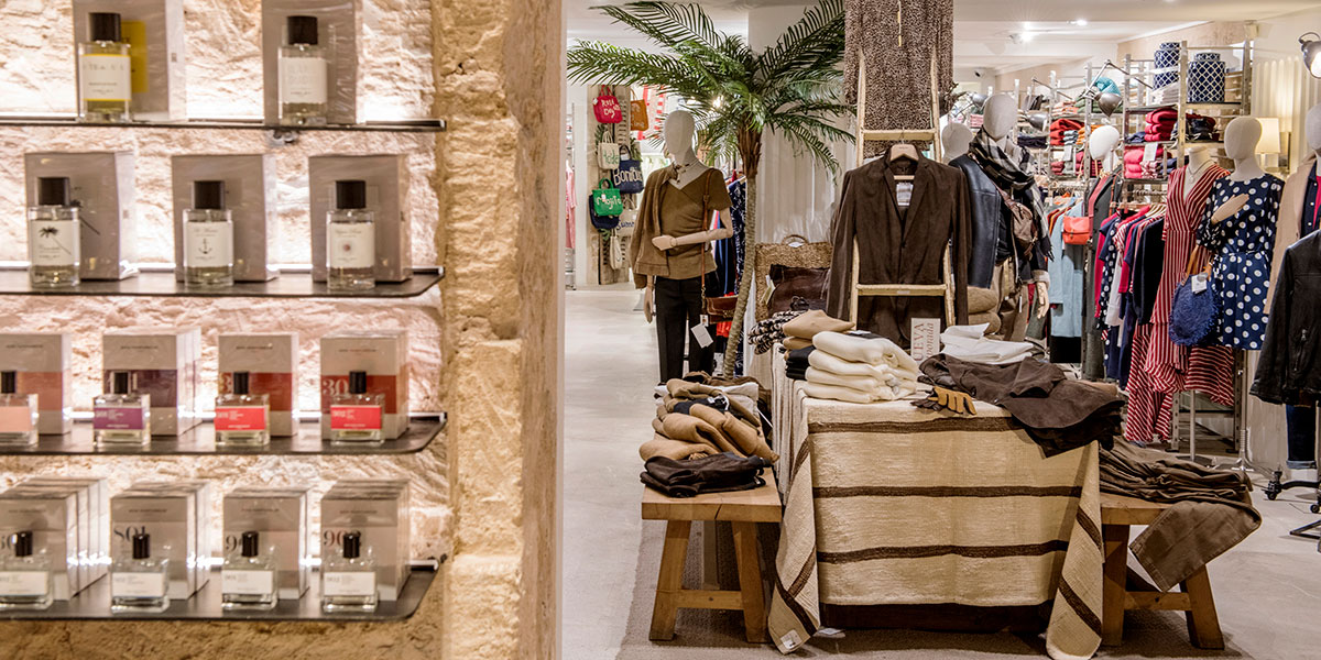 Interior view of Rialto Living - A lifestyle store in Palma de Mallorca