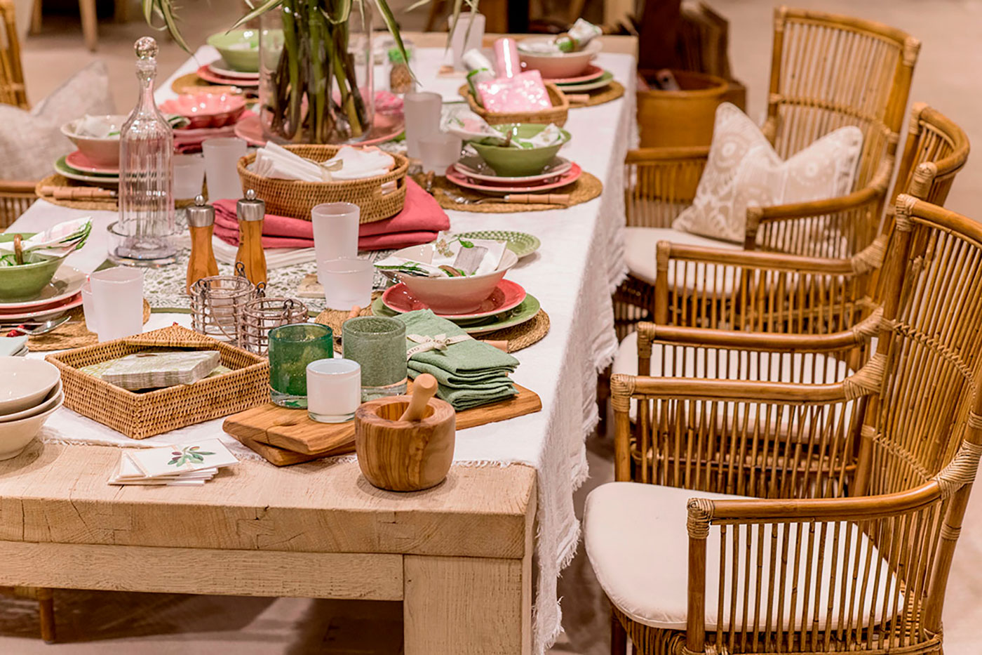 Stylish dining room tables and chairs.